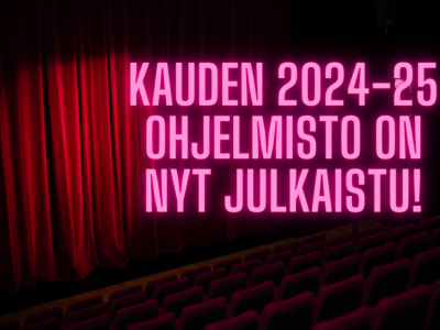 Forssan Teatterin kauden 2024-25 ohjelmisto on julkaistu!