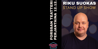 Riku Suokas – stand up show
